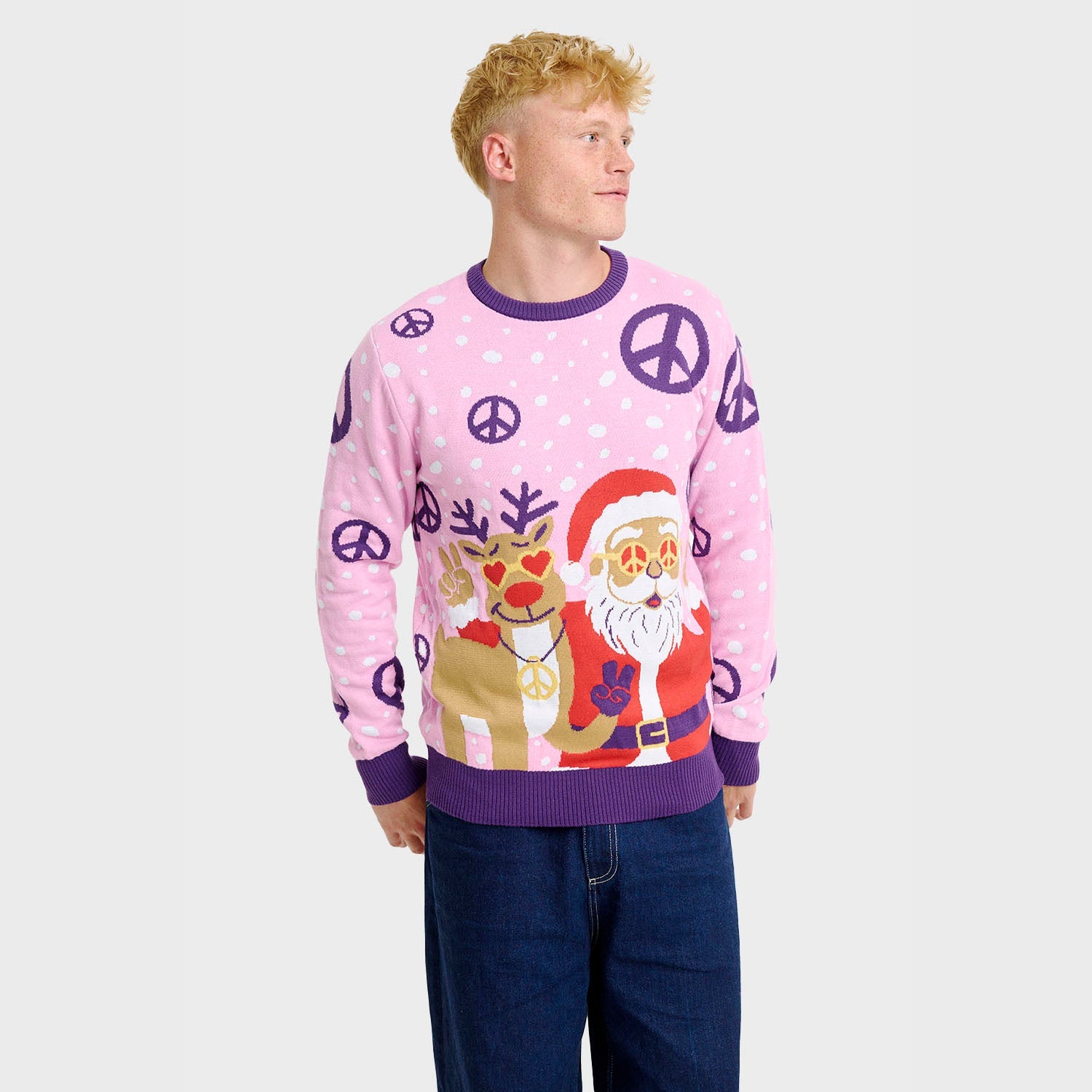 Hippie Christmas Sweater โ Men